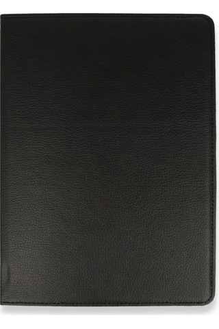Mey İthalat Samsung Galaxy Uyumlu T280 Tab A 7 Kılıf 360 Tablet Deri Kılıf - Siyah