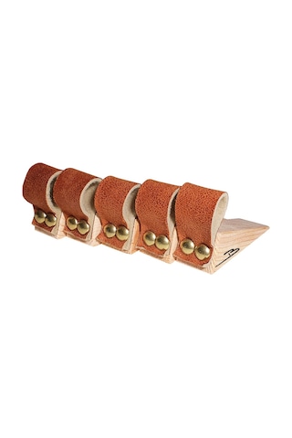 Premium Camel Deri kapı Stoperi 5'li