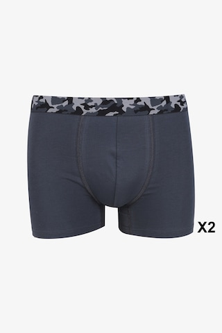Koza İç Giyim Erkek 4'lü Pamuklu Likralı Boxer Ko9003bx.04 Siyah - Füme
