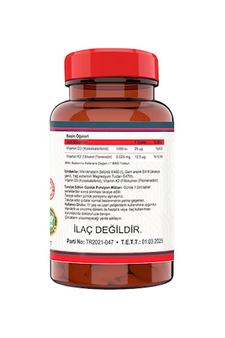 Nevfix Vitamin D3-K2 120 Tablet