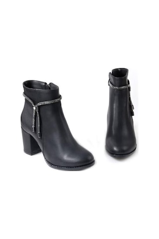 Papuçcity Sprs 02971 Kadın 7,5 Cm Topuklu Bot 001