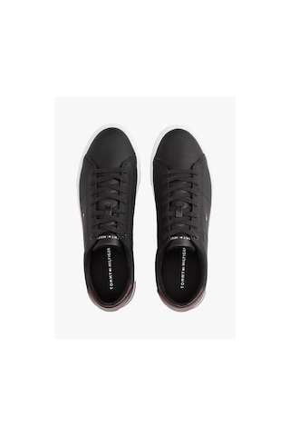 Tommy Hilfiger Essential Leather Detail Vulc-7650 Siyah