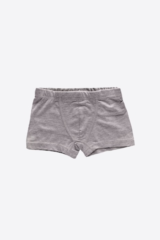 Malabadi Erkek Çocuk Gri 8'li Paket Pamuk Elastan Boxer 8m209