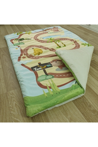 Zooturak Peluş Çocuk Matı Maymun Monki 100cm x 150cm
