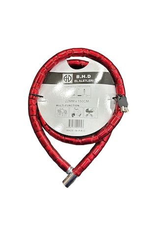 Yaylı Motor Kilidi 150cm Kırmızı