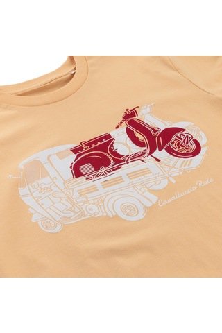 Sıp Scootershop Sıp T-shirt - Cavalluccio Ride Ape Sarı / Sıp