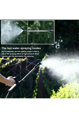 Gajeena 7.4v Yüksek Güçlü Şarjlı Püskürtme Tabancası - 2000mah Pil, 5m Hortum, Ayarlanabilir Uzunluk 32-60cm