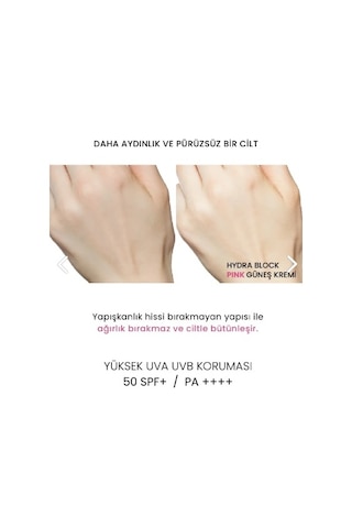 Procsin Hydra Block Pink Cilt Tonu Eşitleyici Güneş Kremi SPF50+ 50 ML