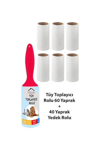 Life Line Tüy Toplayıcı Rulo + 6 Adet Yedek Rulo