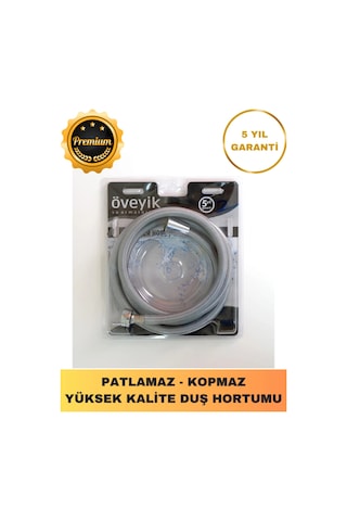 5 Fonksiyonlu Su Tasarruflu Çelik Paslanmaz Su Çıkışlı Filtreli Turbo Duş Başlığı Hortum Set Çok Renkli