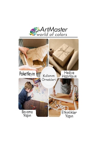 Kraft Kağıdı 70x100 Cm 25 Adet 80 Gr Hediye Paketleme Kagıdı Çeyiz Kaplama Kağıt Saman Kağıt Çizim Kağıdı