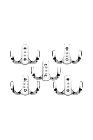 Askılık - Portmanto Askısı - Duvar Askısı - Metal Askı - Kapı Askısı - Vestiyer Askısı 5 Adet Çok Renkli