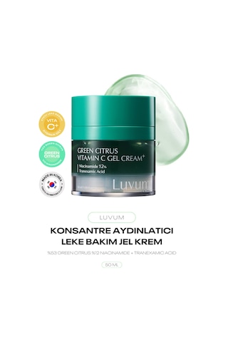 Niacinamide Tranexamic Acid Etkili Leke Ve Aydınlatıcı Green Citrus Vitamin C Gel Cream+