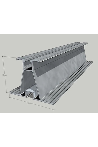 Güneş Paneli Trapez Çatı Montaj Aparatı 25 Cm-224