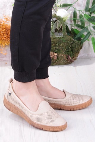 Pierre Cardin 54562 Anatomik Rahat Ürün Hakiki Deri Kadın Ayakkabı Bej