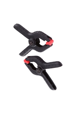 Lemestar 6 Adet Nylon Fotoğraf Stüdyosu Arka Plan Tutucu: Kauçuk Döşeme, Geniş Açılışlı, Sağlam Tutuş - Siyah Kırmızı