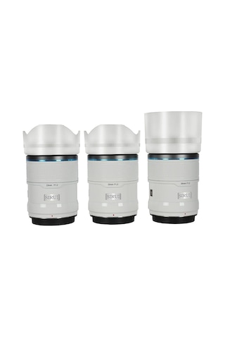 Sirui Sniper 23mm, 33mm & 56mm F1.2 Lens Kiti X Mount, Beyaz