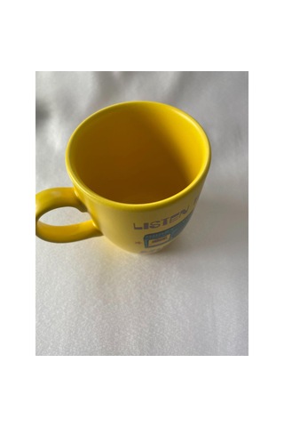 Listen To Music Sarı Kupa Bardak Çok Renkli