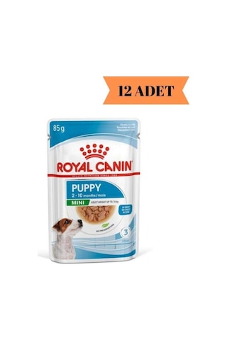 Royal Canin Puppy Mini Gravy Yavru Köpek Yaş Maması 85 Gr 12
