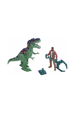 Sunman Oyuncak Oyun Set Dıno Valley Dınodanger 1fgr./1dinozor 2a. - Yeşil Standart