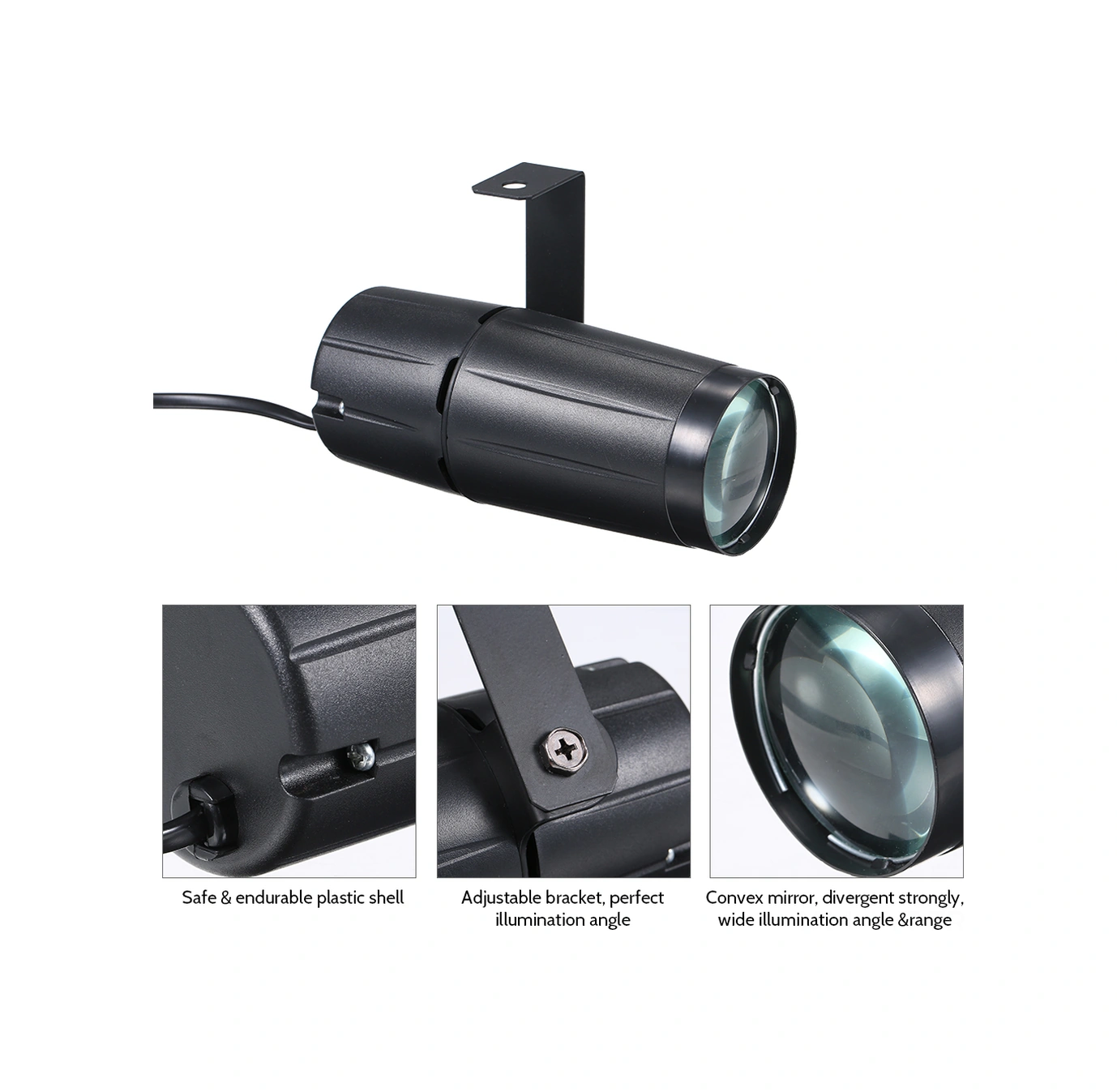 Youtek 10w Led Yeşil Işık Mini Spot Işığı, Ev Ve Sahne Dekorasyonu, Ac90-240v, Avrupa Standartı Yeşil