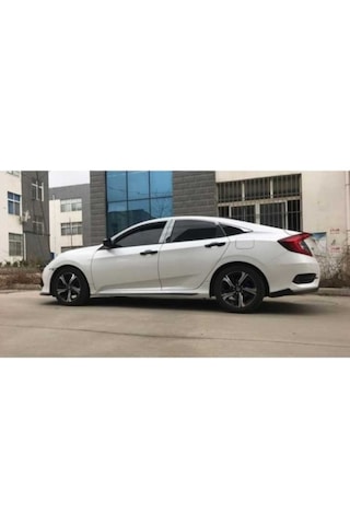 Honda Civic Fc5 2016-2021 Uyumlu Piano Black Marşpiyel Çıtası