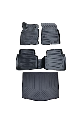 Ford Kuga 2020-2021 3D Havuzlu Paspas+Bagaj Havuzu Seti