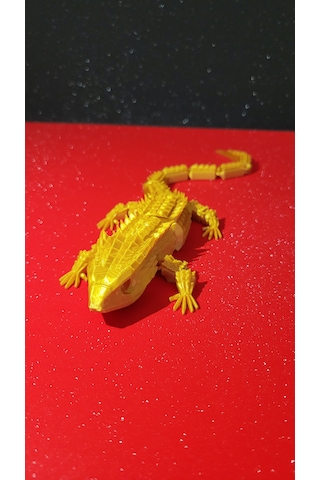 30 Cm Oynak Kertenkele Figürü Esnek Eklemli 3d Yazıcı Üretimi Dekoratif Oyuncak & Masa Süsü