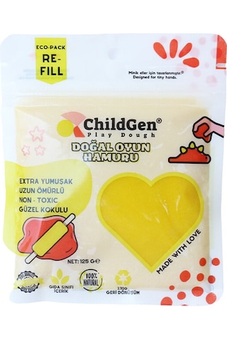 ChildGen 125gr Kartuş Oyun Hamuru - Sarı