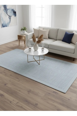 Apex Bordürlü Premium Sisal Krem Bej Doğal Dokuma Halı Çok Renkli
