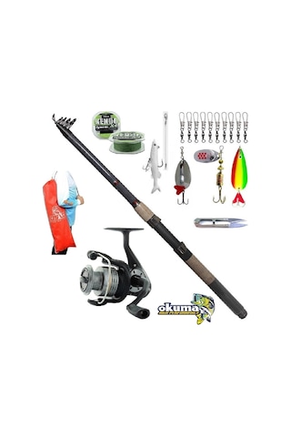 Revenger Rv-40 Remixon Sapphire 270cm 10-40gr Tele Turna Spin Olta Takımı Seti
