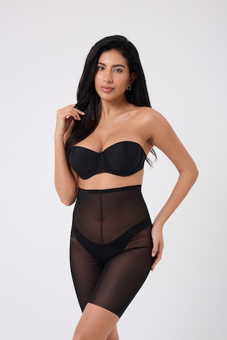 Mistirik Fenile Model Transparan Şort Siyah Renk 020 Siyah