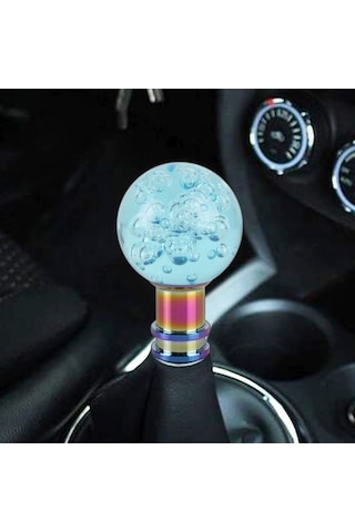 Tongxida Universal Car Gear Knob İn Gear Shape, Chrome Araba Top Şekli Dişli Kafası Vites Topuzu Camgöbeği Camgöbeği