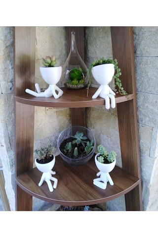 İnsansı Saksı 4 Lü Set