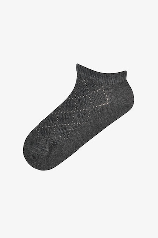 Penti Bordo Diamond Jacquard 3lü Patik Çorap Bordo-sıyah