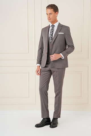 Efor Slim Fit Esnek Yelekli Klasik Vizon Takım Elbise Tk 897 Vizon