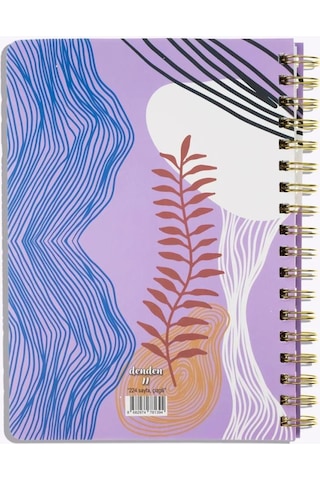 Denden Redactar Mor 17x24 Çizgili Defter Çok Renkli