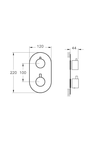 Artema A47113 Aquaheat R2 Ankastre Banyo Bataryası Krom