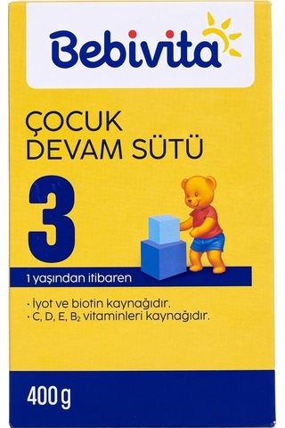 Bebivita 3 Bebek Sütü 400 G