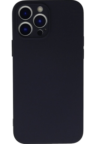 Newface - 712 - Apple iPhone Uyumlu 13 Pro Kılıf Nano İçi Kadife Silikon - - Csmo-tex - Koyu Gri