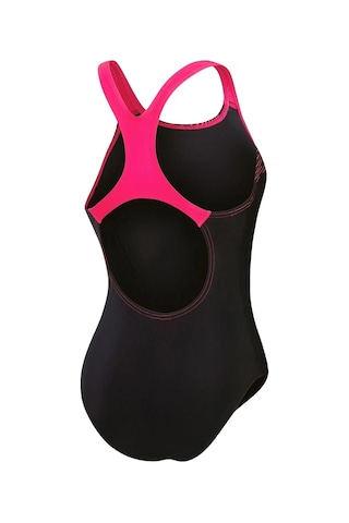 Speedo Medley Logo Kadın Yüzücü Mayosu C-spe813474b2025- Siyah
