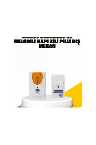 32 Melodili Kablosuz Kapı Zili Kolay Kurulumlu Ev Ve Ofis Tipi