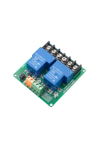 Folinda 12v 30a İki Yollu Röle Modülü - Optik Kuplajlı Yüksek/düşük Seviye Tetikleyici