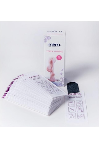 Mora Kullan At Topuk Törpüsü 50 Adet + Pedikür Çorabı