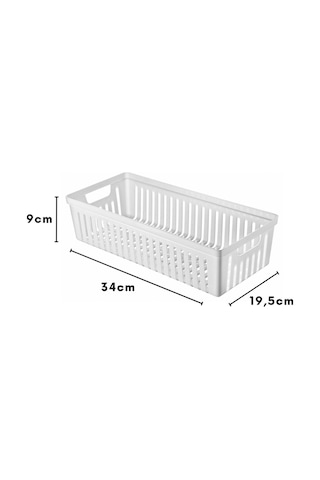 5 Adet Çekmece İçi Bıçaklık & Kaşıklık Organizer Beyaz