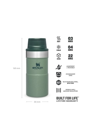 Ebitda Klasik Trigger-action 0.25 Lt Termos Bardak Yeşil - Dayanıklı Ve Hafif, Her Yerde Kullanım İçin Uygun Yeşil