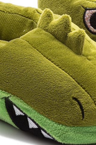 Twigy Dinos-1 Çocuk Hayvanlı Panduf Yeşil 30/38 EE0569 Yeşil