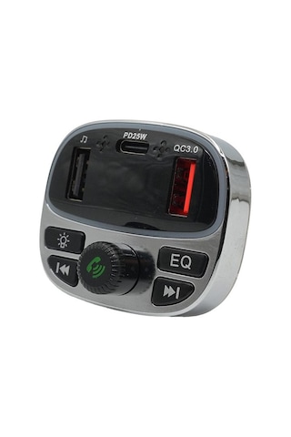 Pd 25w Qc3.0 Fm Transmitter Çok Fonksiyonlu Araç Şarj Cihazı