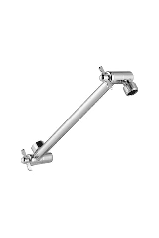 Tenfowee 11 İnç Brons Şov Arm Uzatıcı, 180 Derece Ayarı, Polislenmiş Krom, Ev/ Otel Uyumlu, Kolaysan Kurulum, G1/2 Bağlantı Gümüş