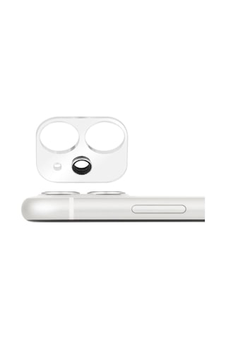 Apple Uyumlu iPhone 12 Mini Kamera Lens Koruyucu 3D Cam Şeffaf Tam Kaplama